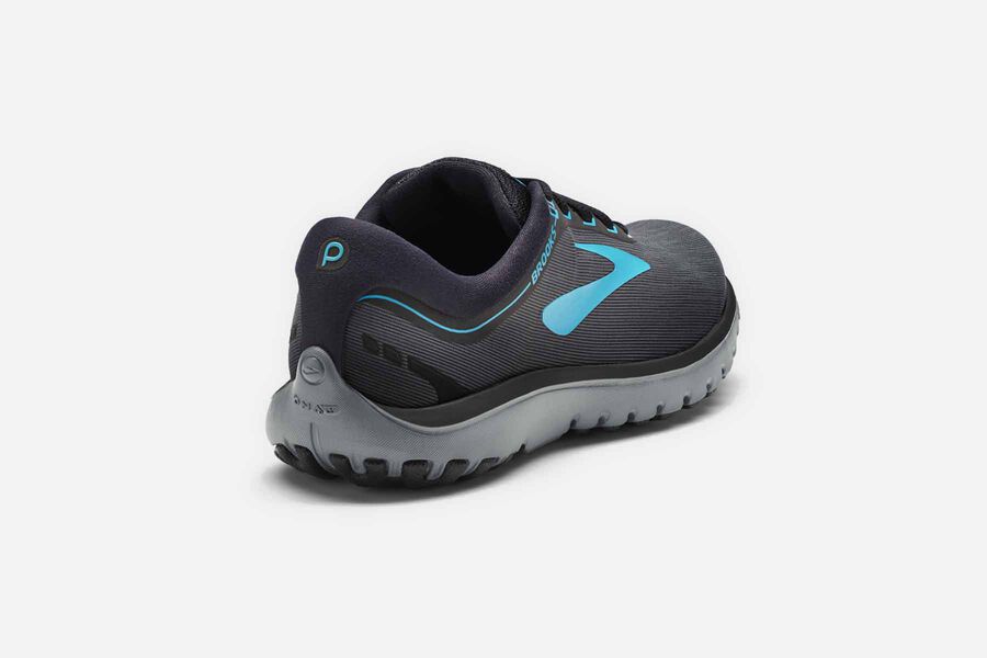 Brooks Pureflow 7 Road Running Shoes Womens - Dark Grey/Blue - USMHL-7219